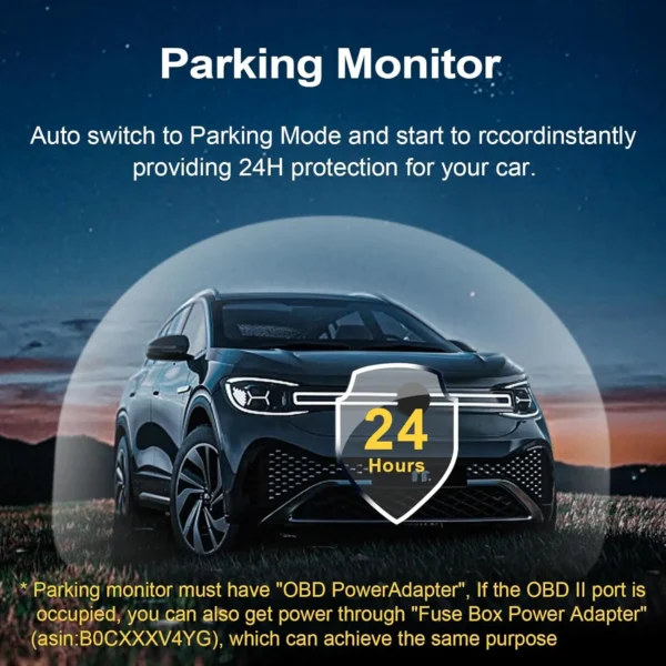 4K Dash Cam Custom fit for Cadillac XT5 2017-2025 XT6 2020-2025(Model A), UHD 2160P Video, WiFi, App, Loop Recording, Easy to In - Image 6
