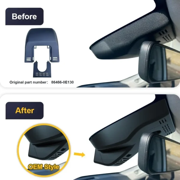 4K Dash Cam Suitable for Lexus TX 2024-2025 TX 350 TX 500h Premium Luxury F Sport, OEM Factory Look, UHD 2160P Video, Built-in W - Image 2