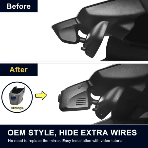 4K Dash Cam for Porsche Cayenne(E2 92A) 2011-2018,Macan 2015-2024, 911(991) 2011-2019, Panamera(970) 2010-2016, Boxster/Cayman(9 - Image 4