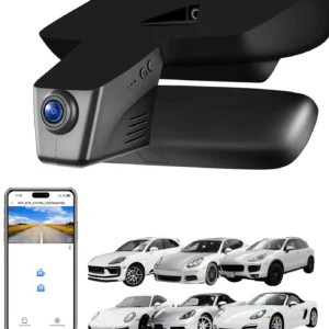 4K Dash Cam for Porsche Cayenne(E2 92A) 2011-2018,Macan 2015-2024, 911(991) 2011-2019, Panamera(970) 2010-2016, Boxster/Cayman(9