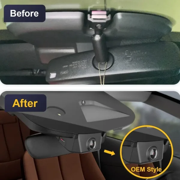 4K Dash Cam Suitable for Ford Mustang Mach-E 2021-2025 GT Select Premium, OEM Factory Look, 2160P UHD Video, Built-in WiFi & APP - Image 3