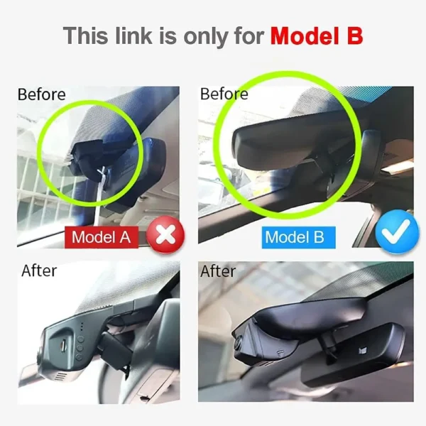 4K Dash Cam Compatible with Lexus is 2017-2024 IS350 IS300 AWD IS200t F Sport, OEM Factory Look, 2160P UHD Video, Built-in WiFi - Image 3