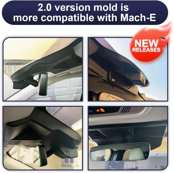 4K Dash Cam Suitable for Ford Mustang Mach-E 2021-2025 GT Select Premium, OEM Factory Look, 2160P UHD Video, Built-in WiFi & APP - Image 2